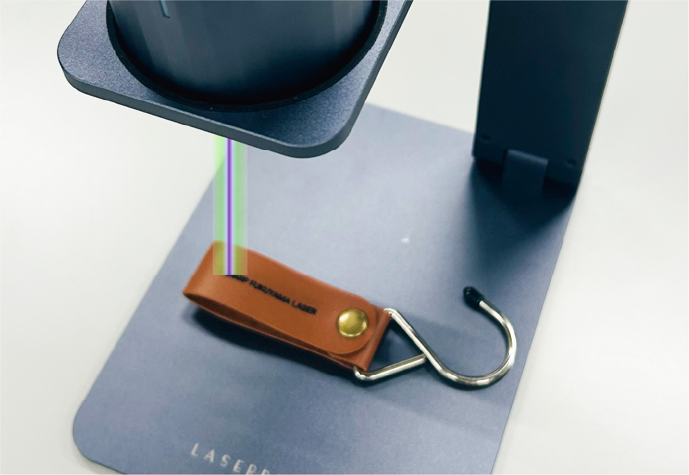 レーザー刻印体験